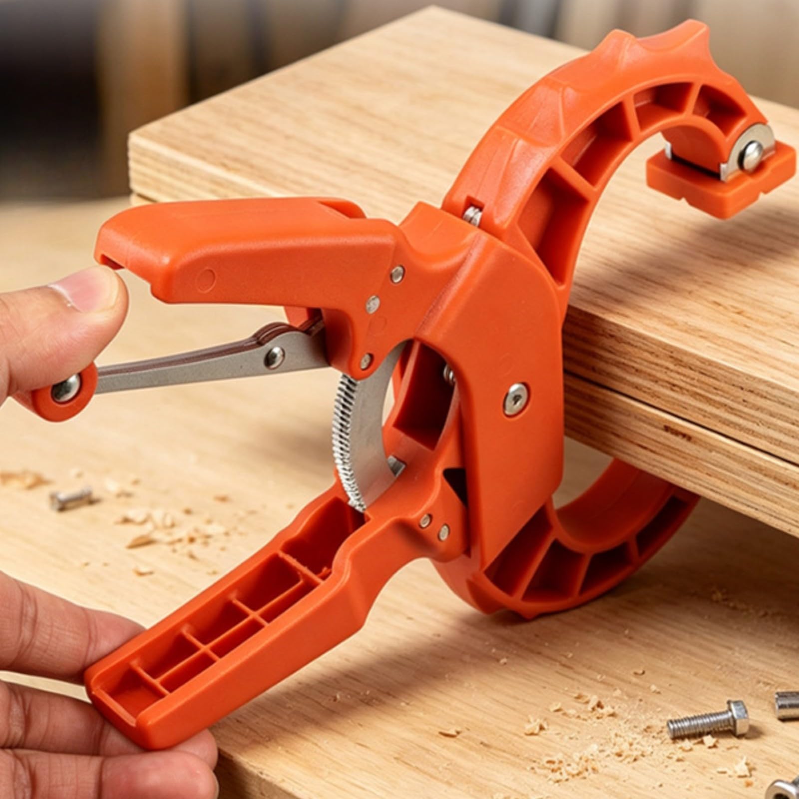 Almencla Pince à Cliqu Type A Réglable Serre-Joint à Cliqu Robuste Serre-Joint Mâchoire Mobile pr Menuisiers, Atelier, 20 Cm, 2 Pièces