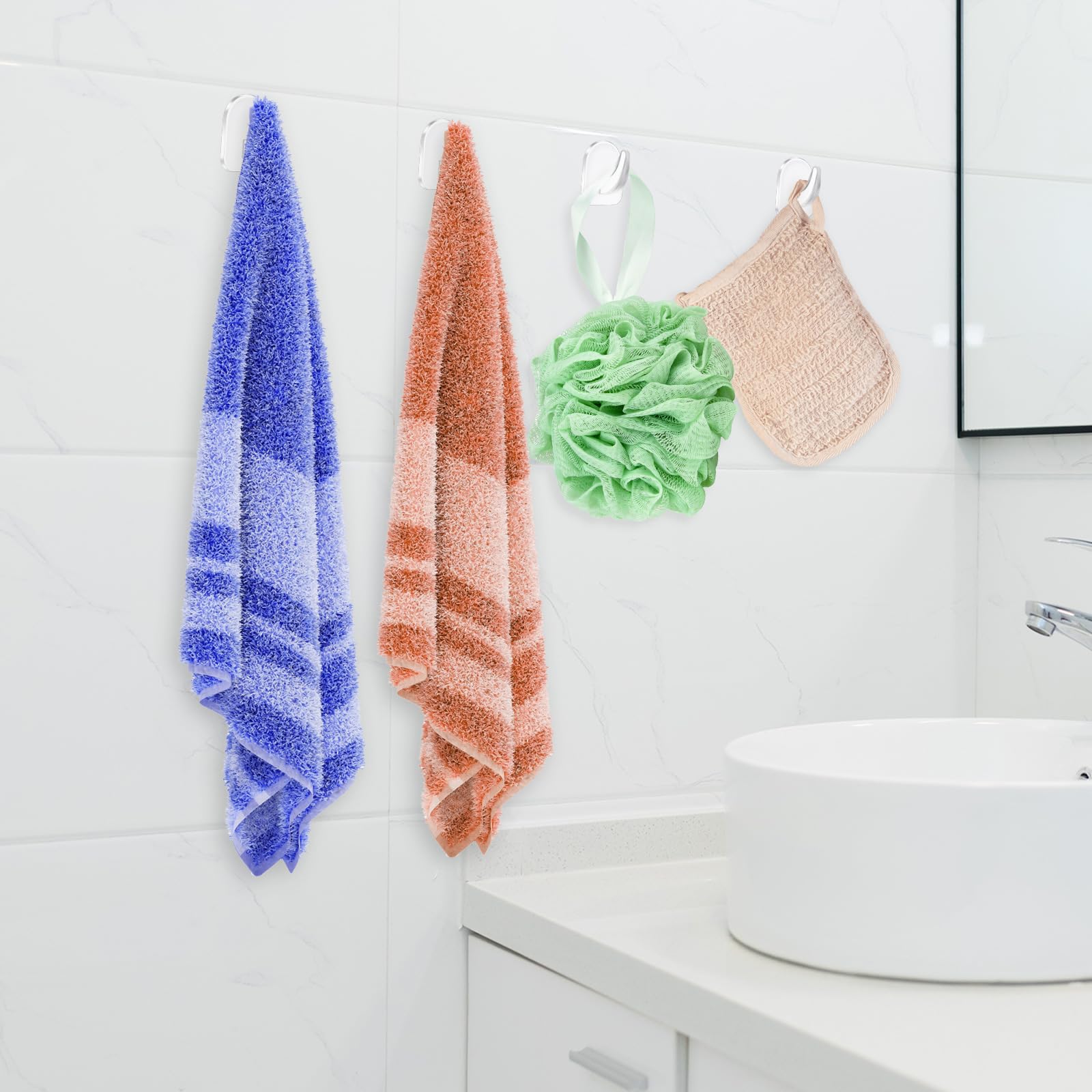 LILYES Techo Transparente 10/30/50Pcs Fuerte Gancho Colgante Autoadhesivo Almacenamiento De La Pared | México