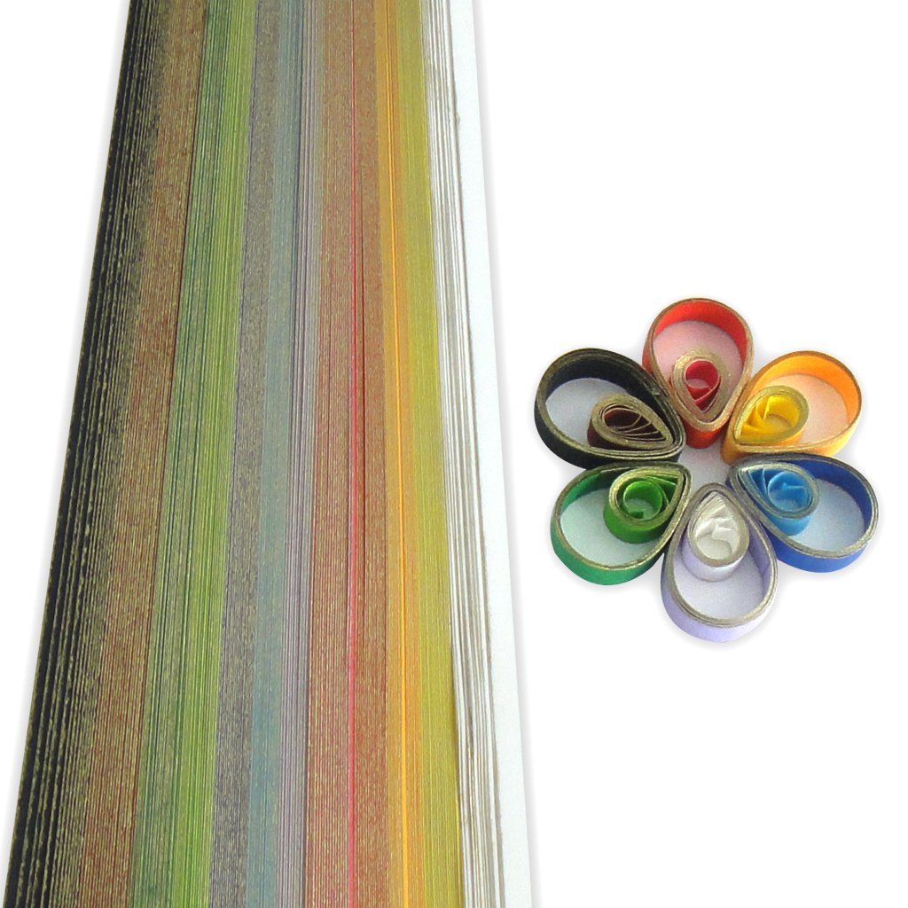 Nprc Single Colourful Paper Quilling Strips Of 100 Pcs - Kids (B06XVP2842) Amazon Price History, Amazon Price Tracker