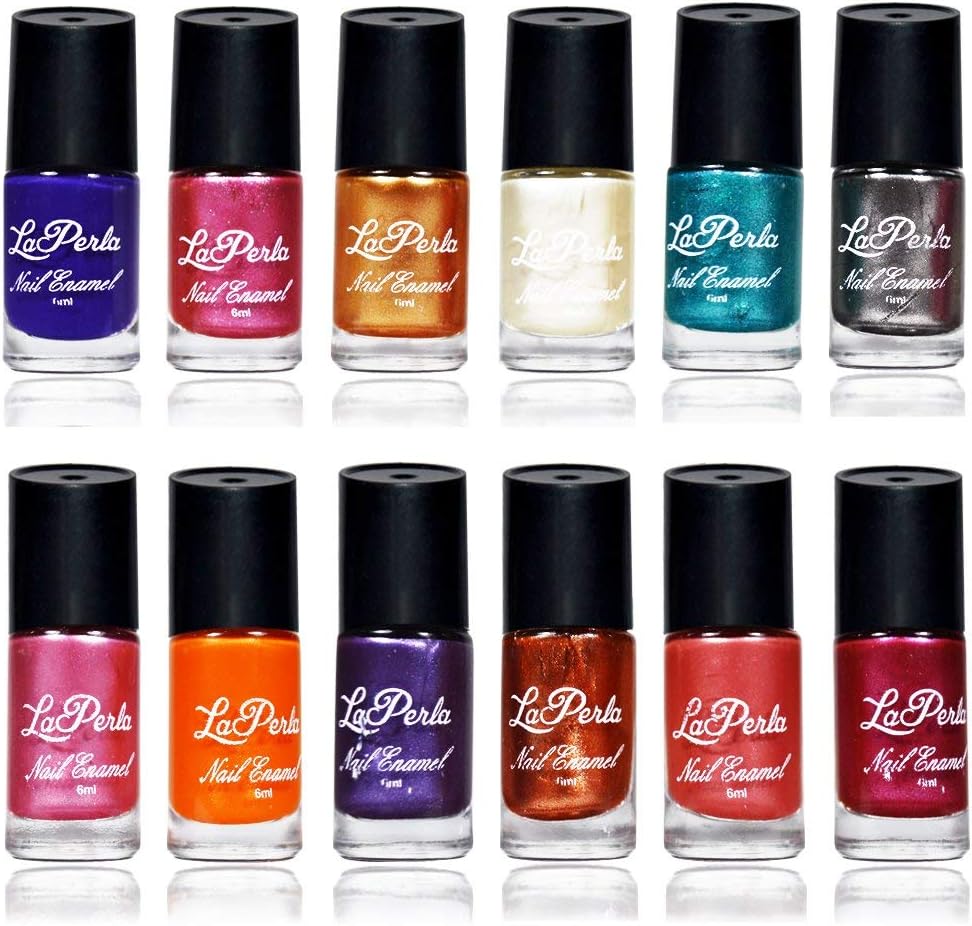 Laperla Multicolor Nail Polish Set of 12 PCs-LNP902
