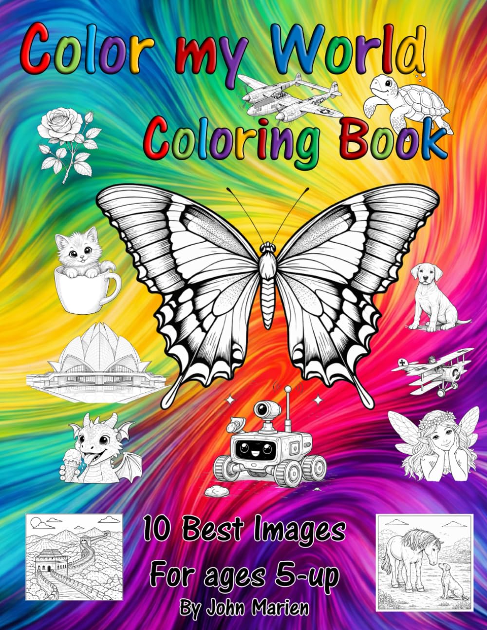 Color my World Coloring Book: 101 Best Of Images