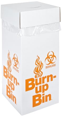 797025 نموذج الطابق حرق بن مختبر BioHazard التخلص من حالة 6