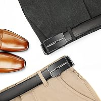 Vista 3 de Lavemi - Cinturón de cuero con hebilla automática, con elegante caja de regalo