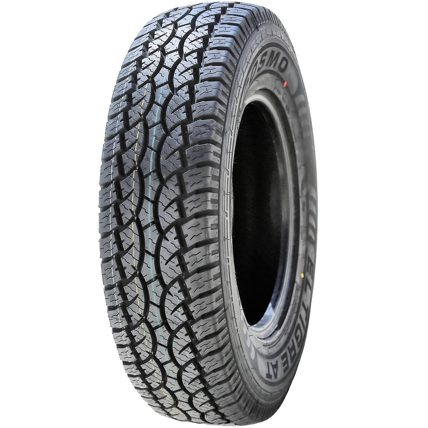 Cosmo Tires El Tigre AT A/T All-Terrain Off-Road Light Truck Radial Tire-LT225/75R16 225/75/16 225/75-16 115/112S Load Range E LRE 10-Ply BSW Black Side Wall