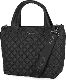 Nautica Quilted Women’s Satchel Tote Crossbody Shoulder Bag