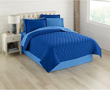BrylaneHome BH Studio Reversible Quilt - Twin, Gold Maize