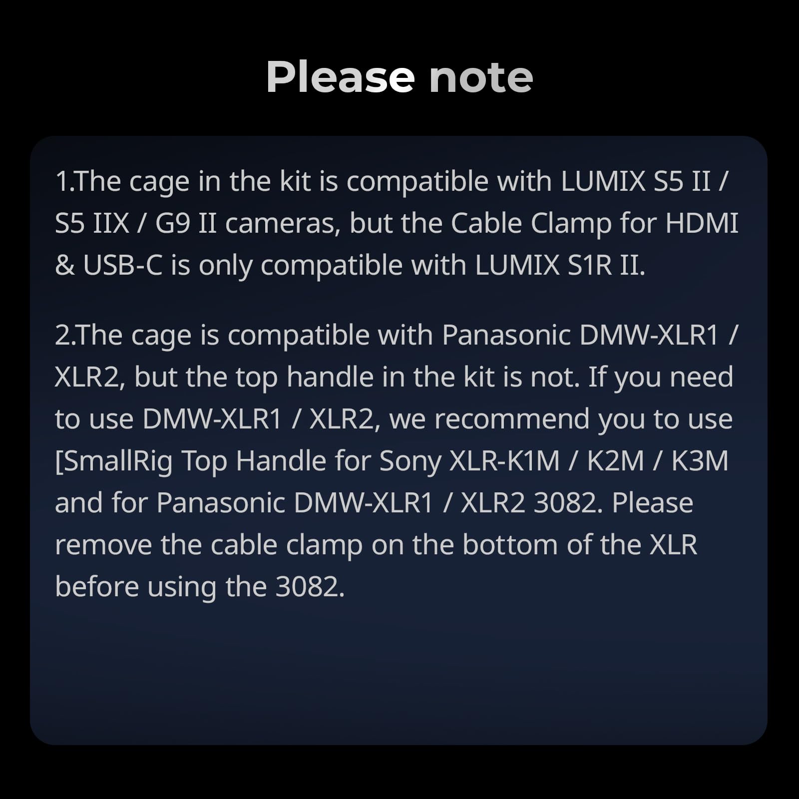 SMALLRIG Cage Kit per Panasonic LUMIX S1R II 4903