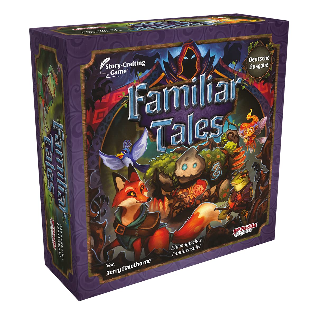 Plaid Hat Games, Familiar Tales, Familienspiel, Brettspiel, 1-4 Spieler, Ab 8+ Jahren, 45 Minuten, Deutsch