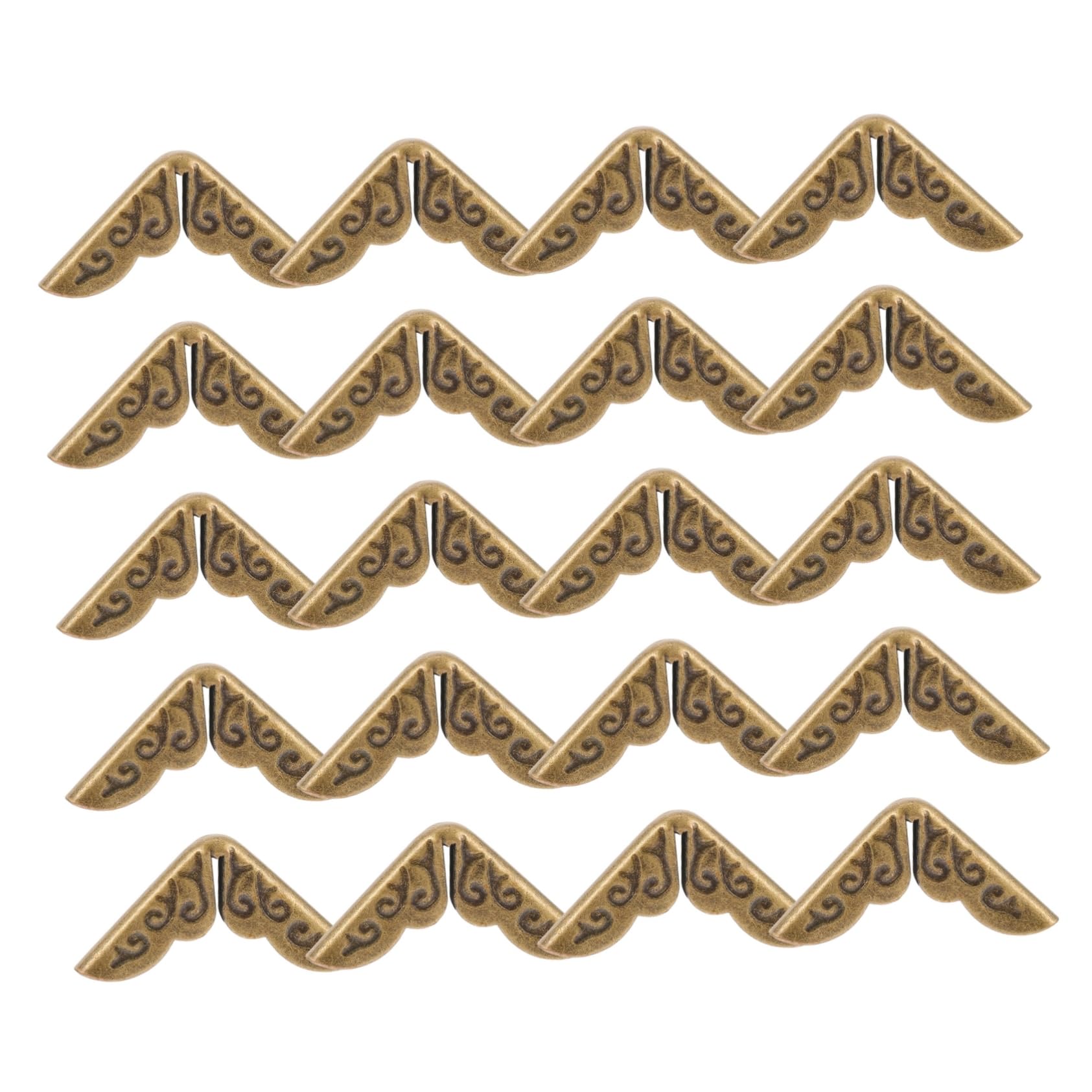 OSALADI Book Metal Corner Protector Protectors for Notebook and Scrapbook Protection