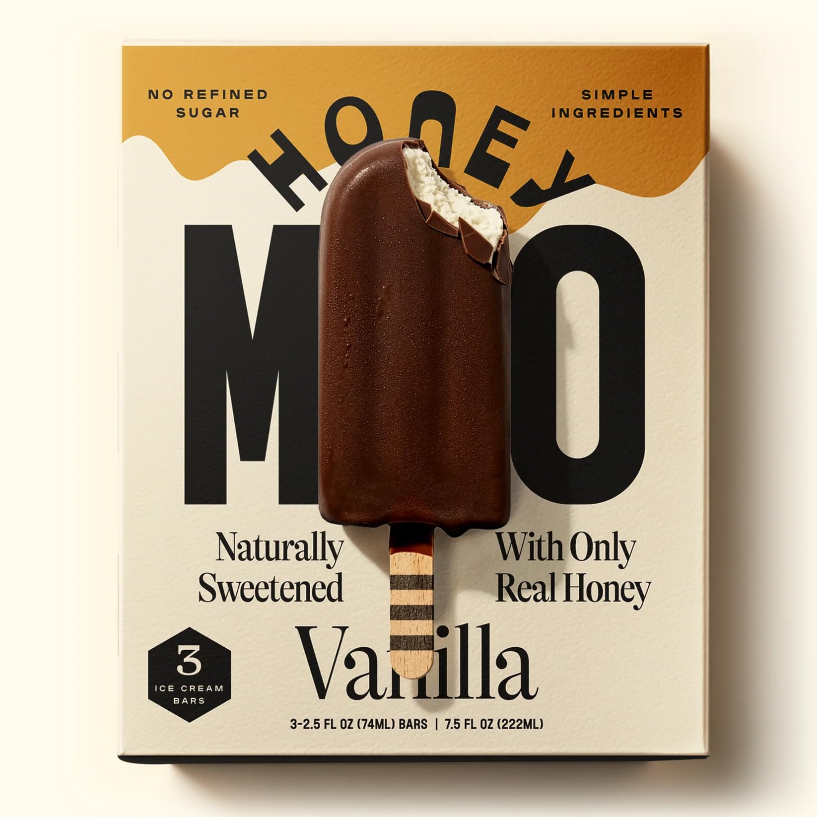 Honey Moo Vanilla Ice Cream Bars, 7.5 FZ