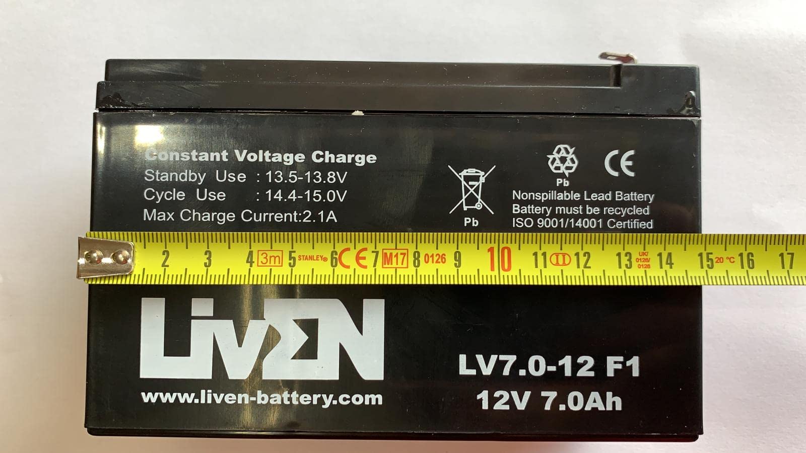 INDALCHESS Batería para coche eléctrico infantil 12v y 7ah, Plomo-Ácido