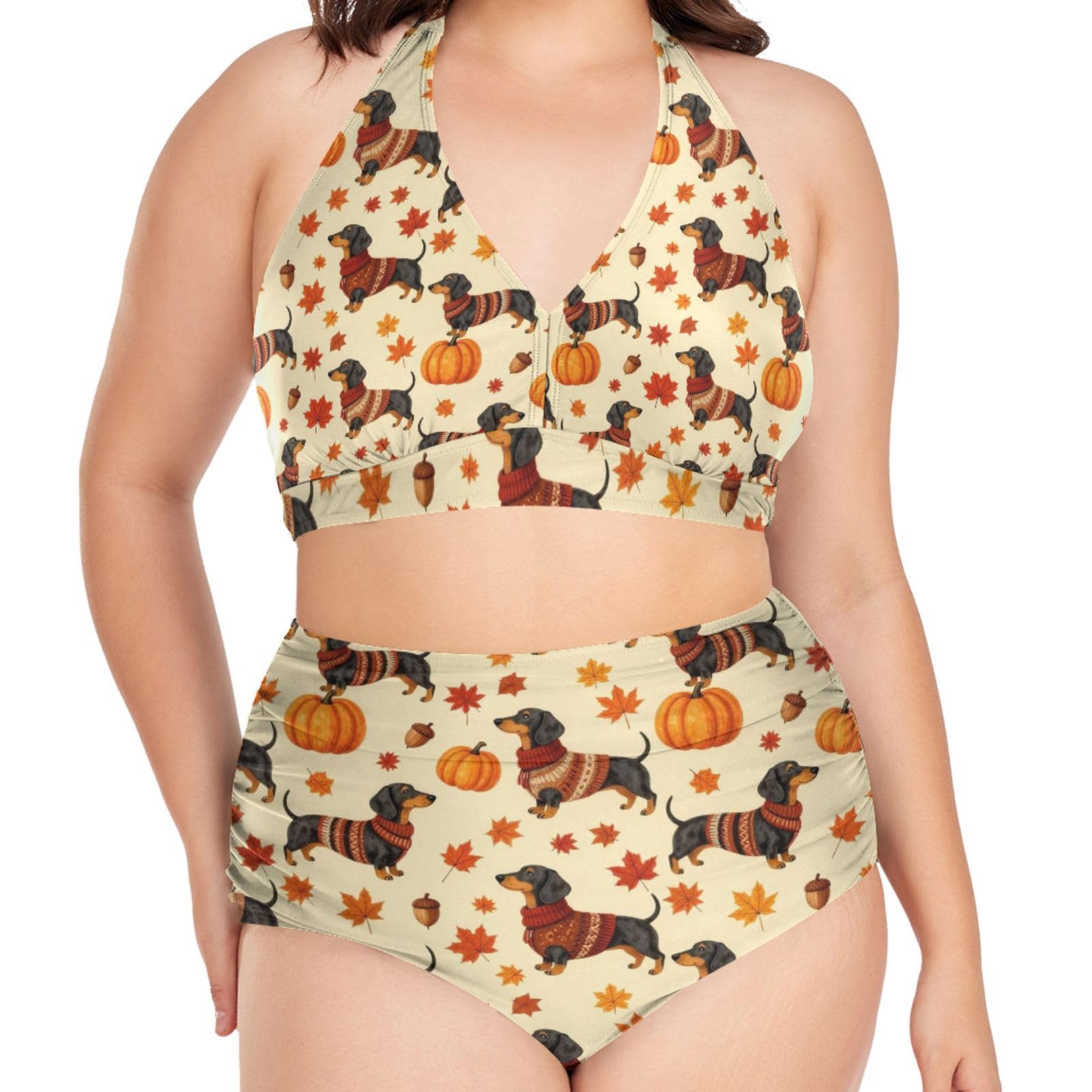 FRODOTGV Stroje kąpielowe damskie plus size L-4XL