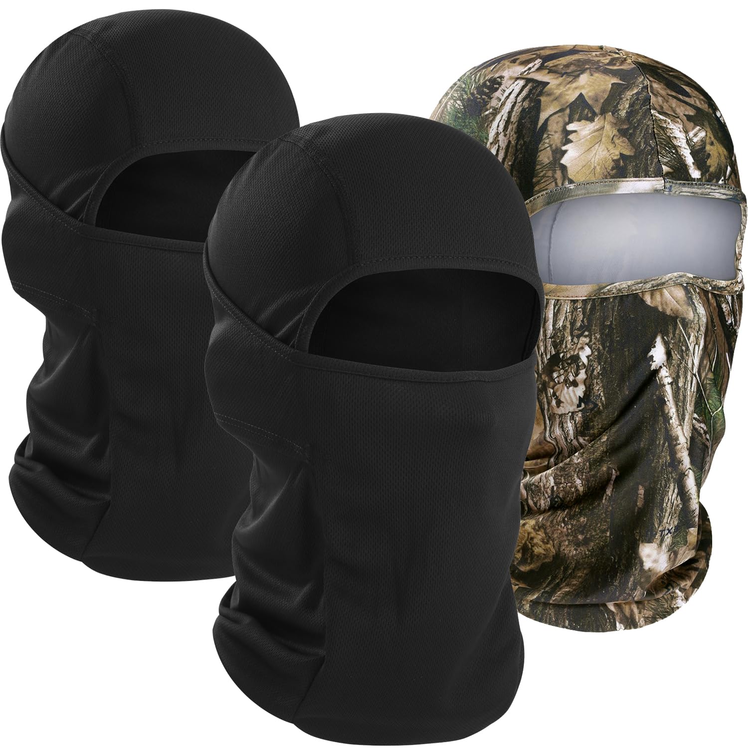 WTACTFUL Summer Balaclava Face Mask Men, UPF50+ Breathable Sun Protection