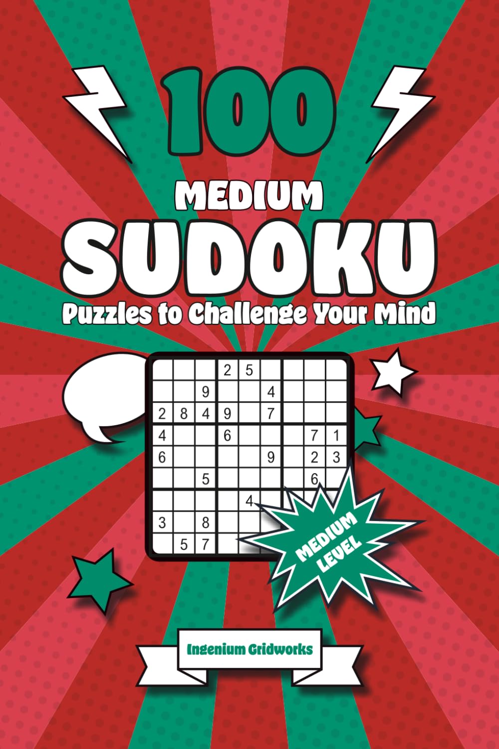100 Medium Sudoku Puzzles to Challenge Your Mind