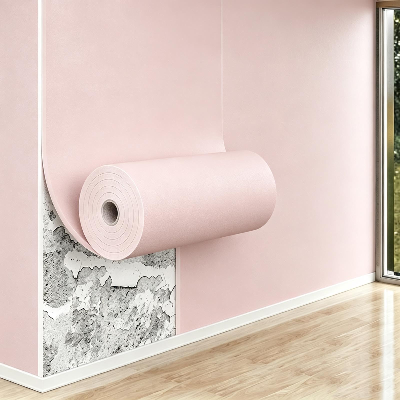 Rouleau de Papier Peint Isolant Thermique Autocollant Anti Humidité Bruit