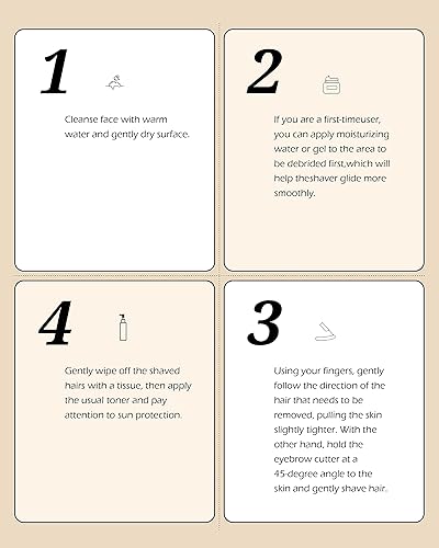 Miniatura 7 de 15 piezas de afeitar Dermaplane para la cara de las mujeres, maquinillas de afeitar de cejas, afeitadoras faciales para mujeres, herramienta de