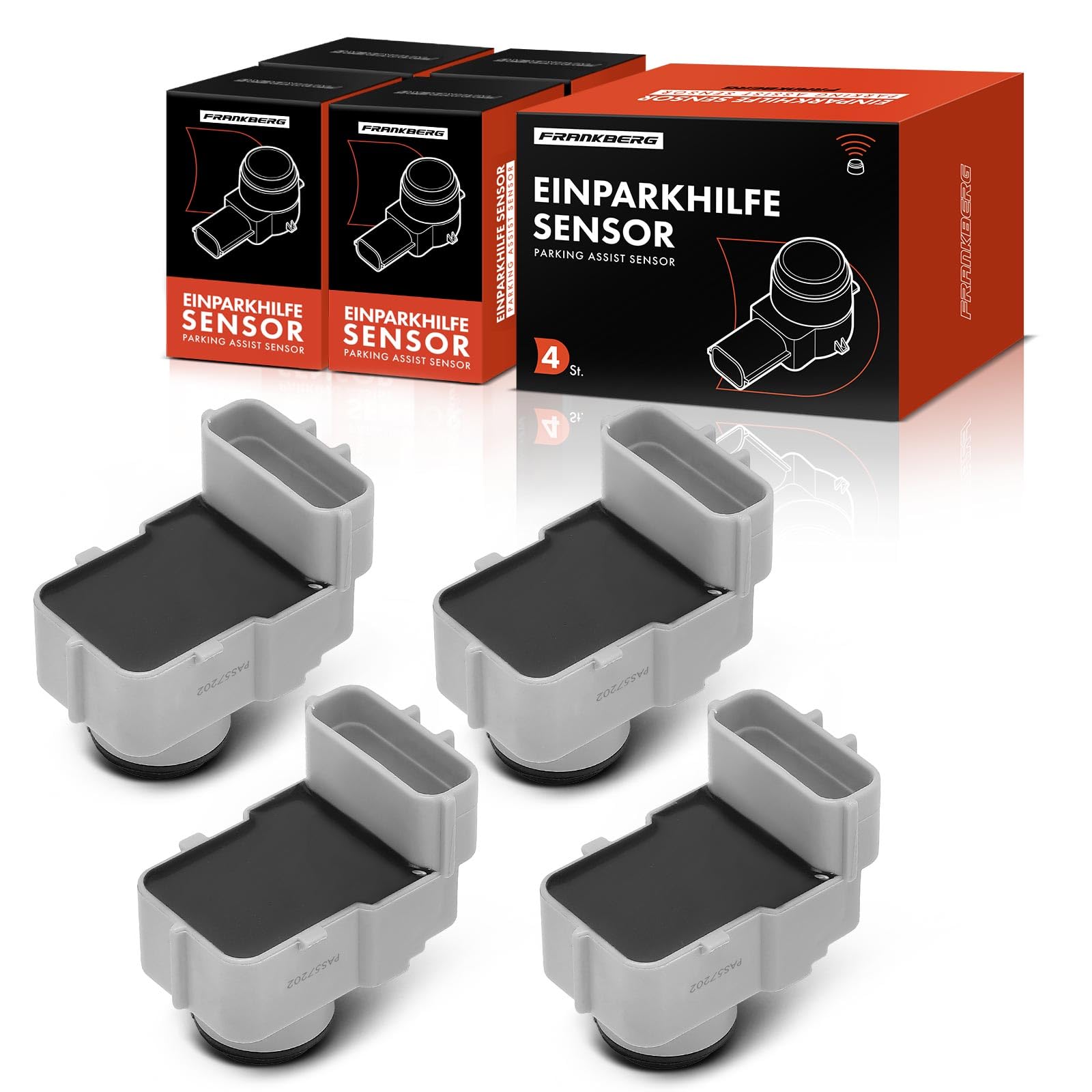 Frankberg 4x Sensore di Parcheggio PDC Posteriore Compatibile con iX35 EL ELH LM 1.6L-2.4L 2009-2015 Replace# 95720OU00 | Compatibile con: iX35 EL ELH LM