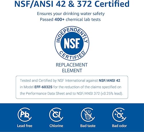 Miniatura 4 de Overbest ADQ36006101 Reemplazo para LG® LT700P®, Kenmore 9690, 469690, ADQ36006102, LFXS30766S, RFC1200A, FML-3, RWF1200A Filtro de agua para