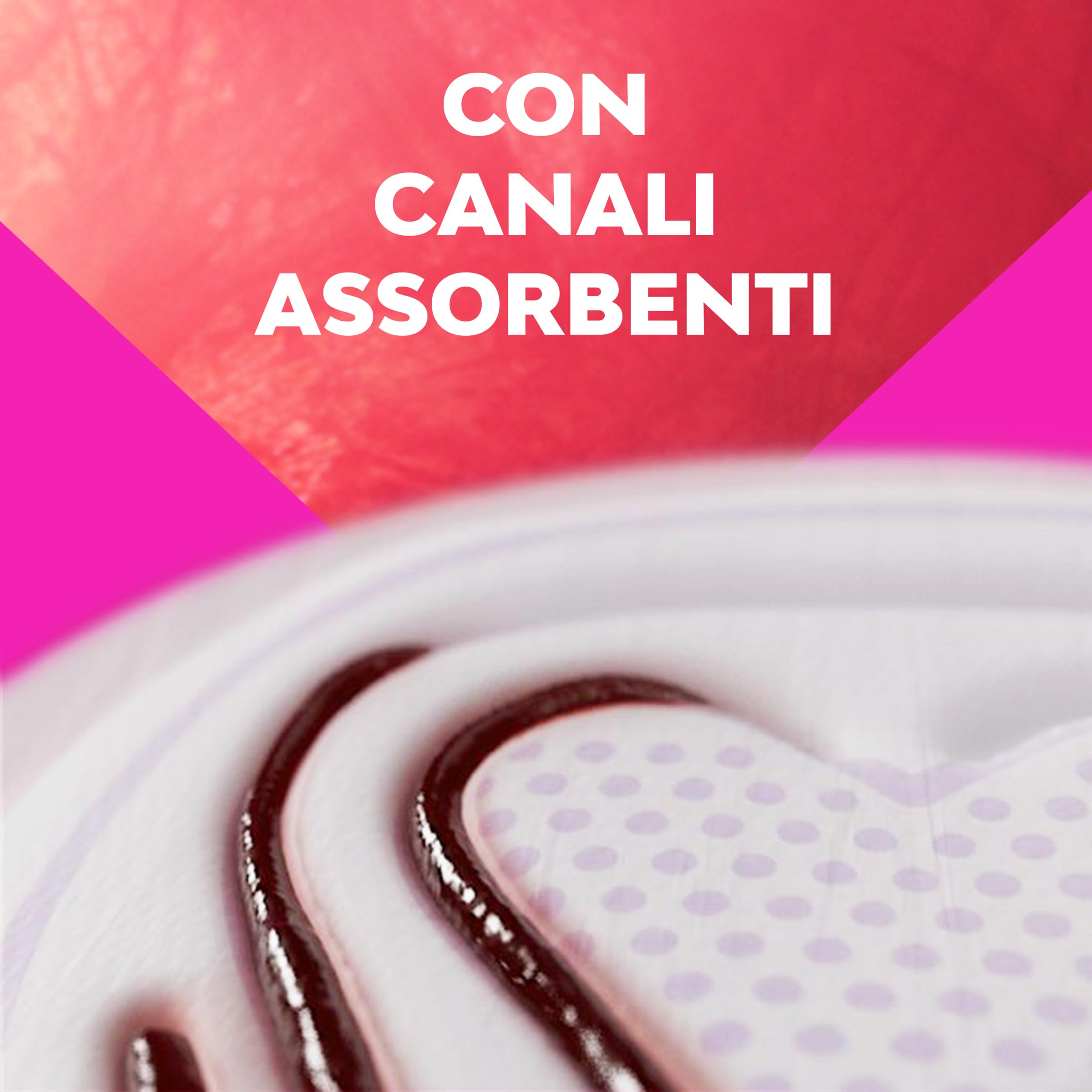 Nuvenia - Assorbente Normal Ultra con Ali - Superficie Traspirante e Assorbenza Rapida - Confezione da 28 Assorbenti