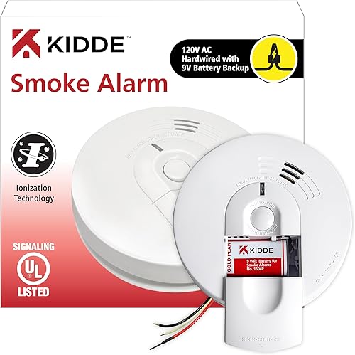 Kidde i4618ac FIREX Alarma de detección de humo con respaldo de batería