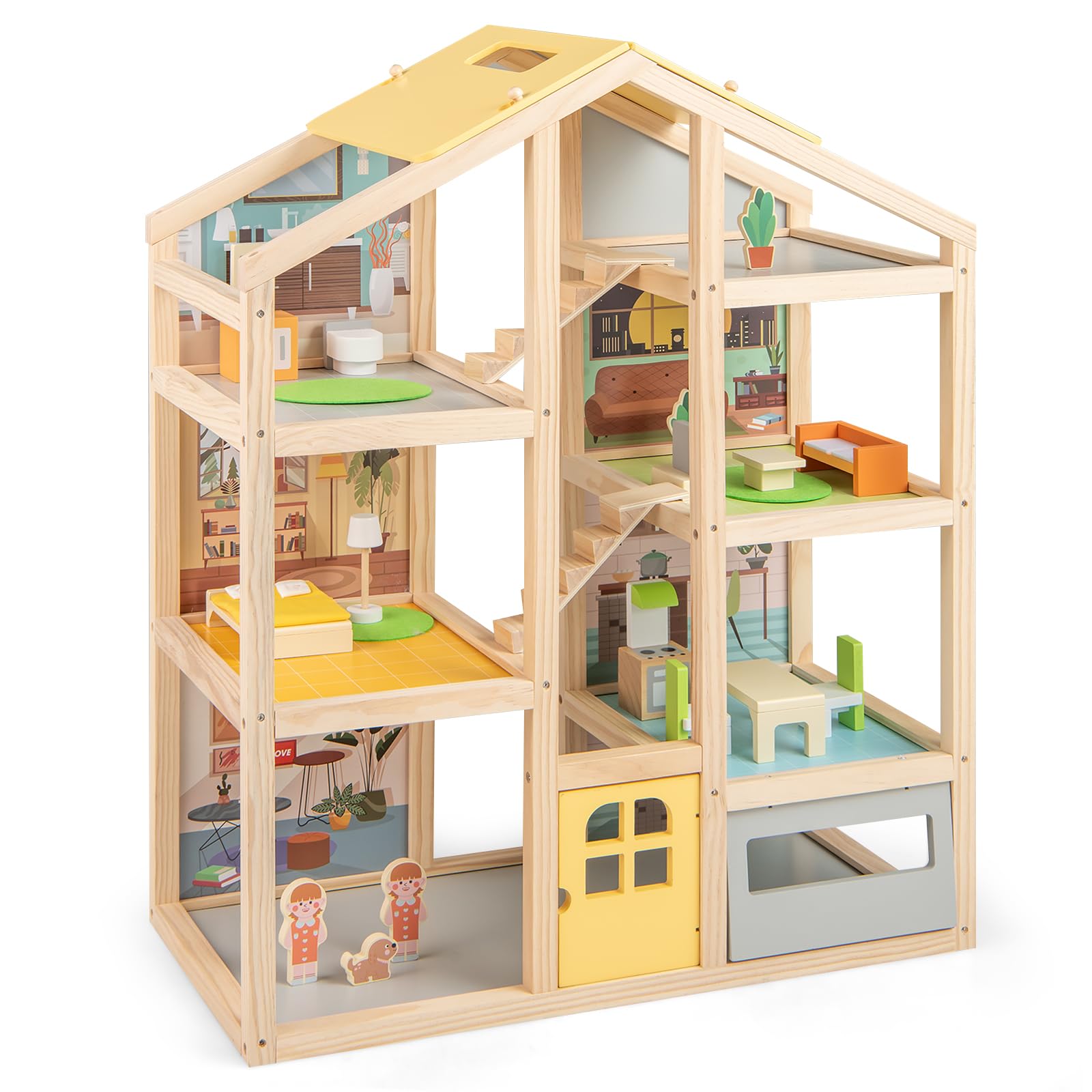 Hape Family Mansion Poppenhuis - Het Houten Poppenhuis