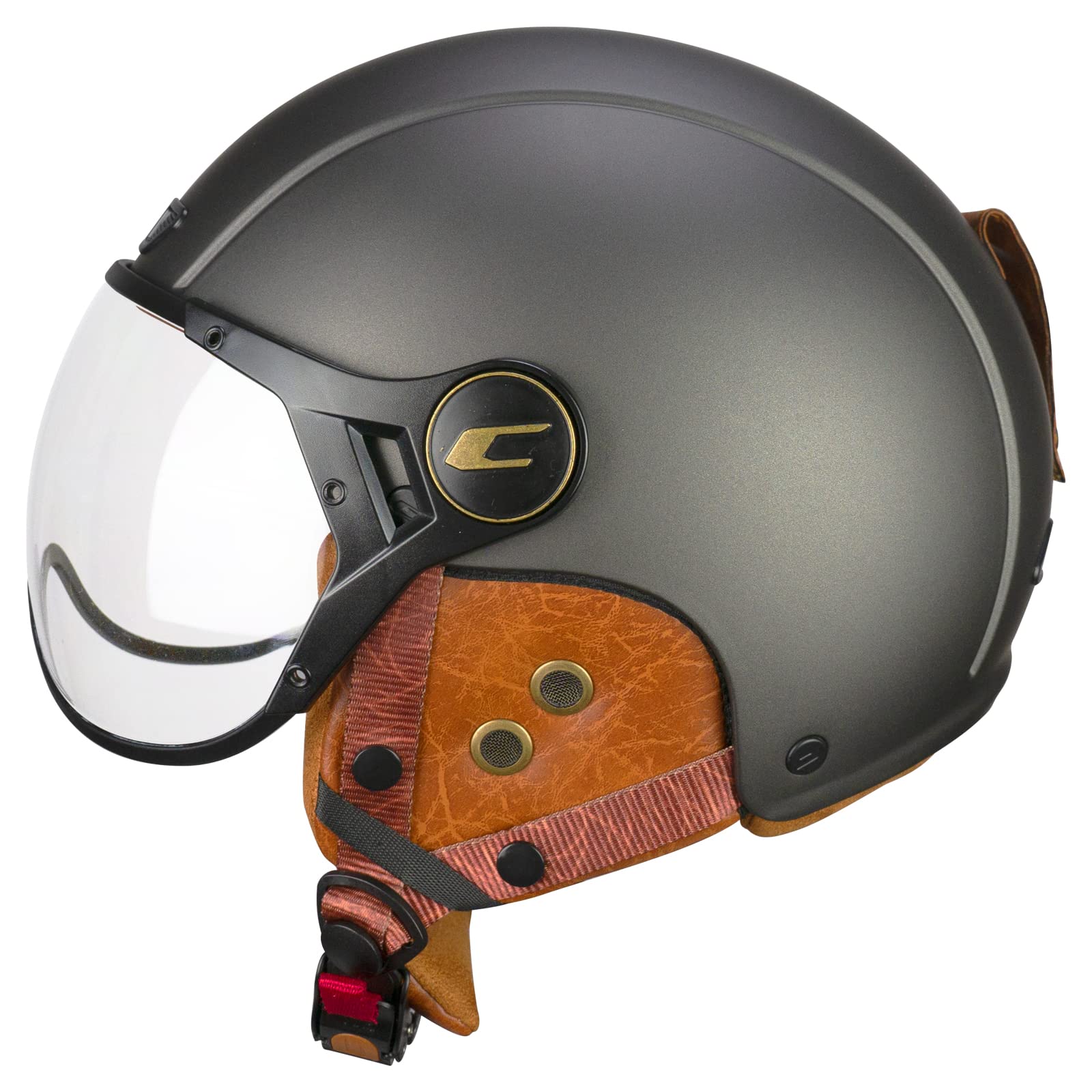 CGM EBI Unisex Kask narciarski dla dorosłych, grafitowy satynowy, L (59 cm)