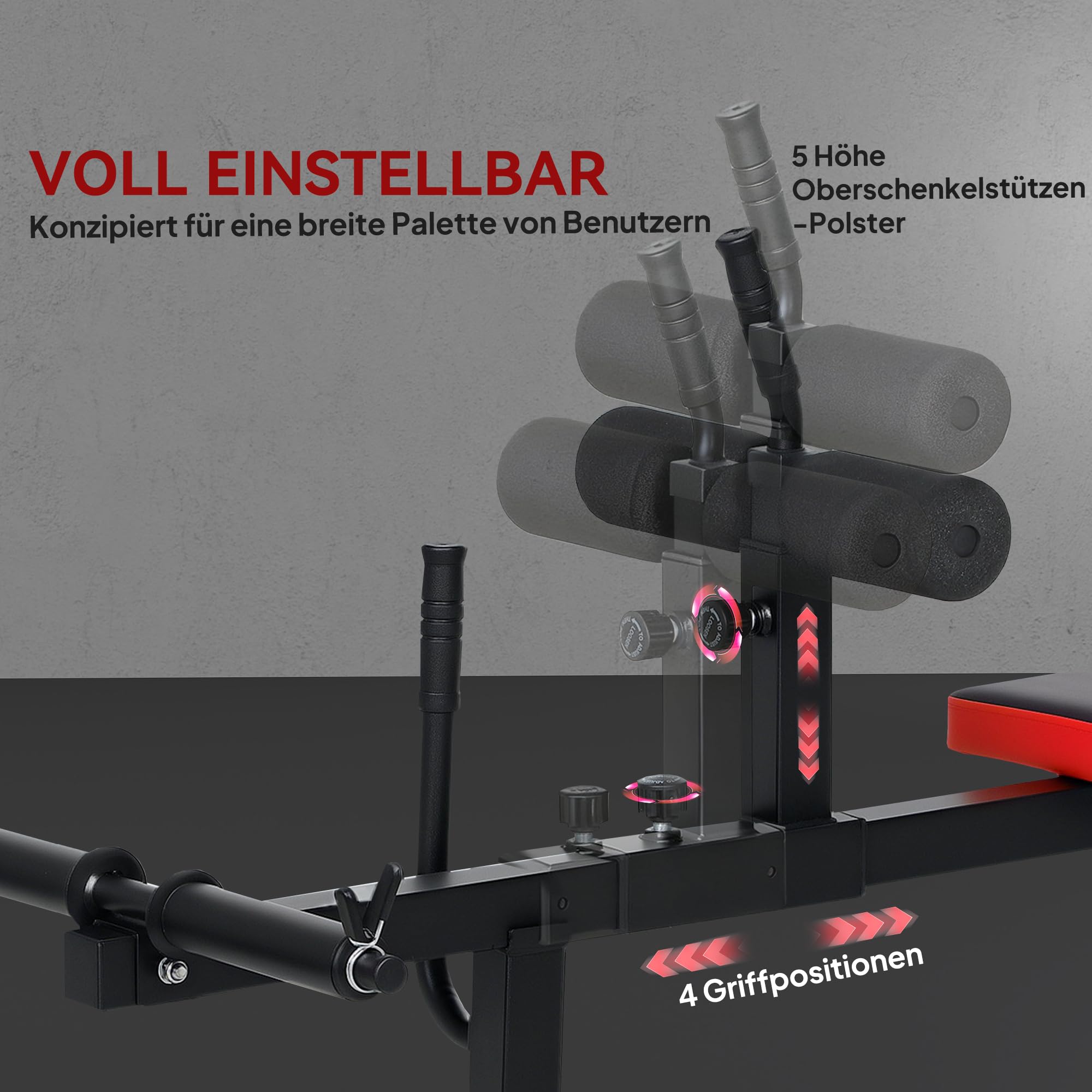 SPORTNOW Extensión de piernas, 2 en 1 ajustable, con pasadores de banda y ruedas, bicicleta estática para entrenamiento de piernas y muslos, dispositivo de fitness para el hogar y el gimnasio en casa