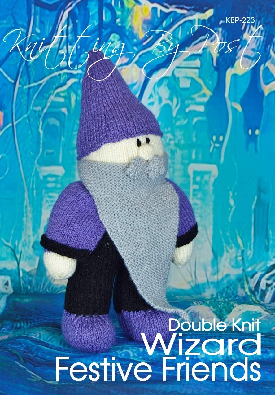 Knitting By Post Knitting Pattern Wizard Festive Friend From
