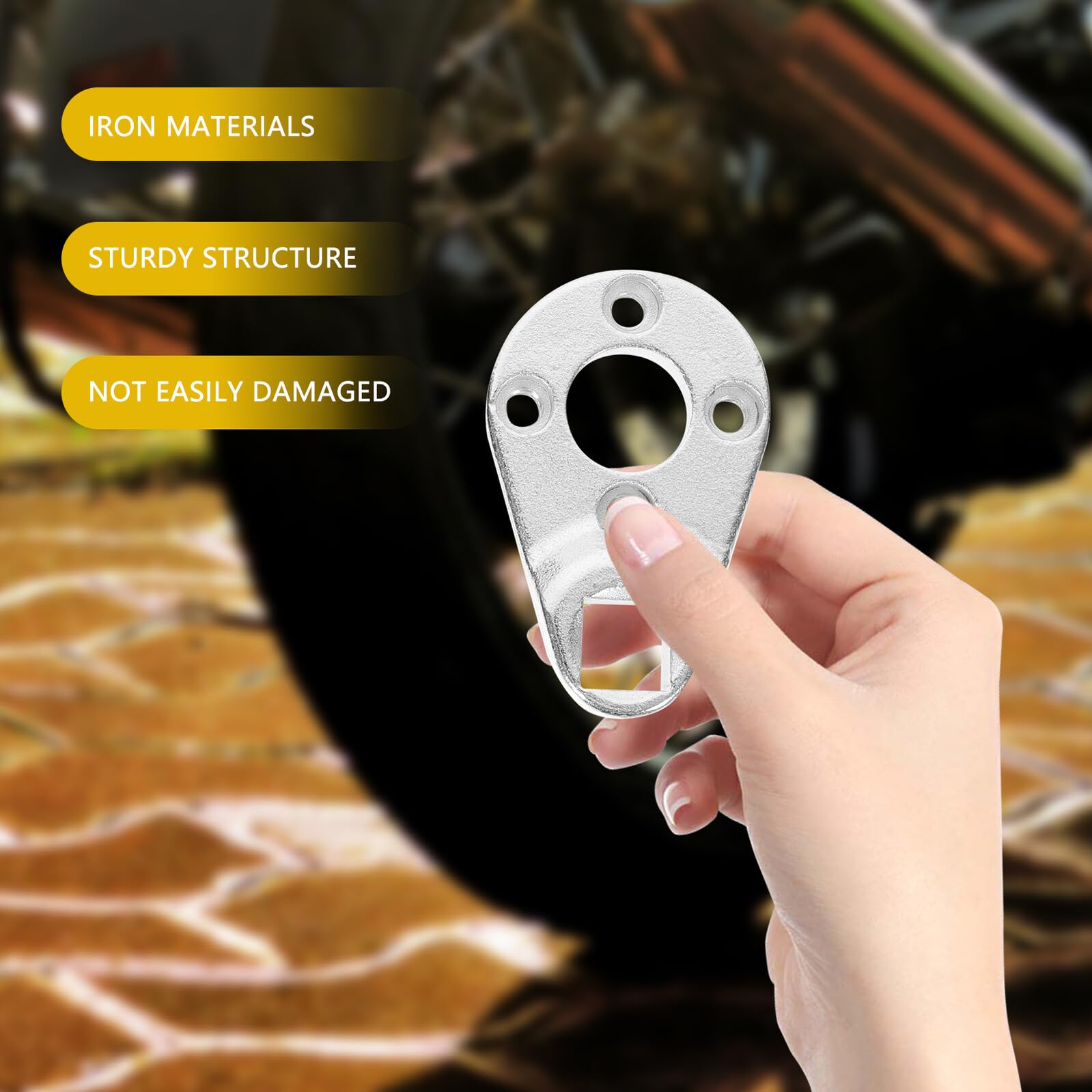 FOMIYES Chiavi per Perno Inclinazione in Ferro Leggero e Portatile Kit Utensili per Cilindri Idraulici per Moto Accessori per Trim