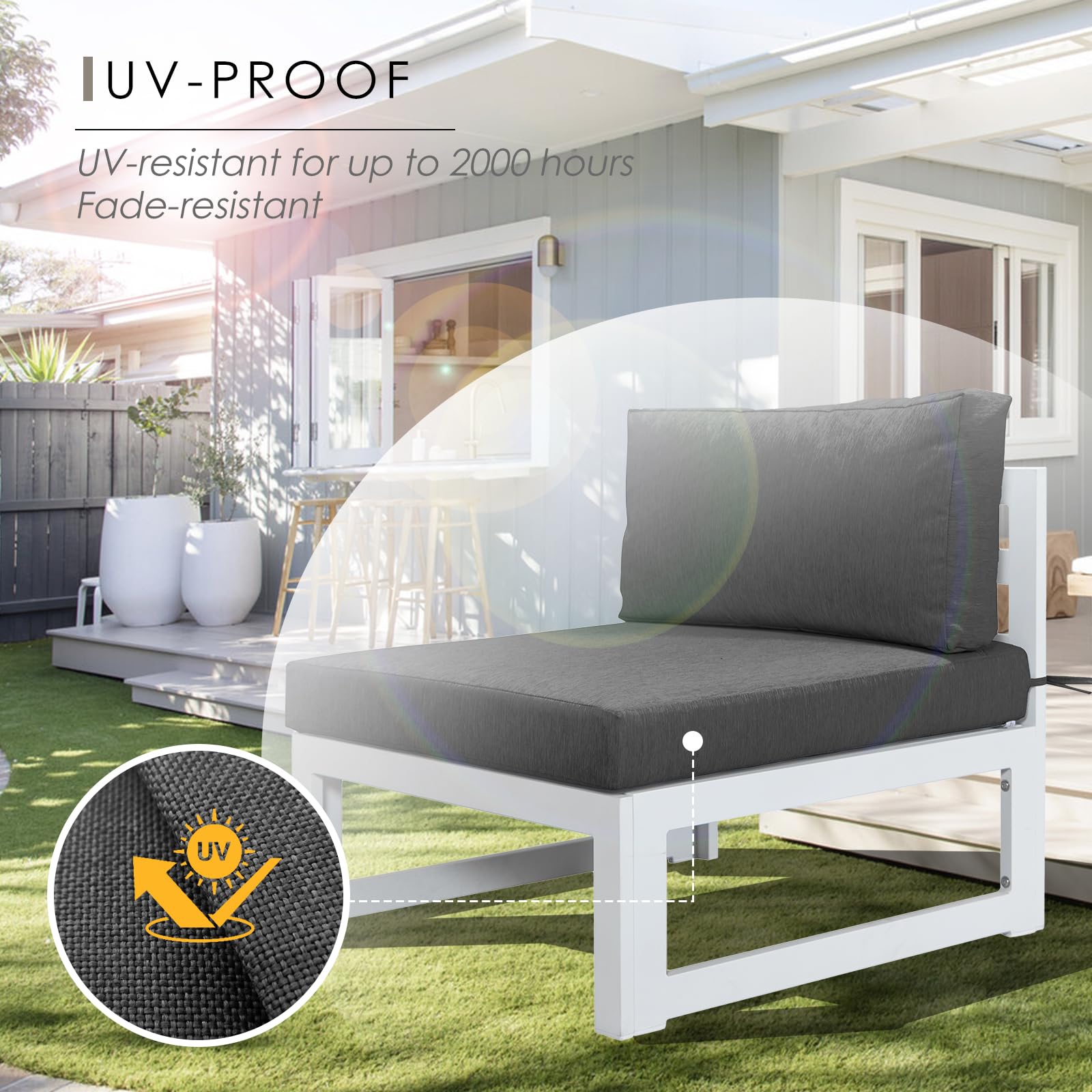 Amazon.com : NICESOUL® 6 Pieces Outdoor Patio Cushion Covers