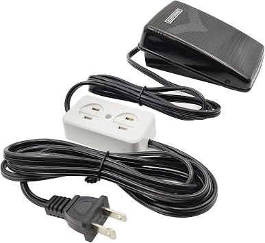 Universal Foot Control Pedal W/Light & Motor Block Fc143 for Home Sewing Machine FC-143