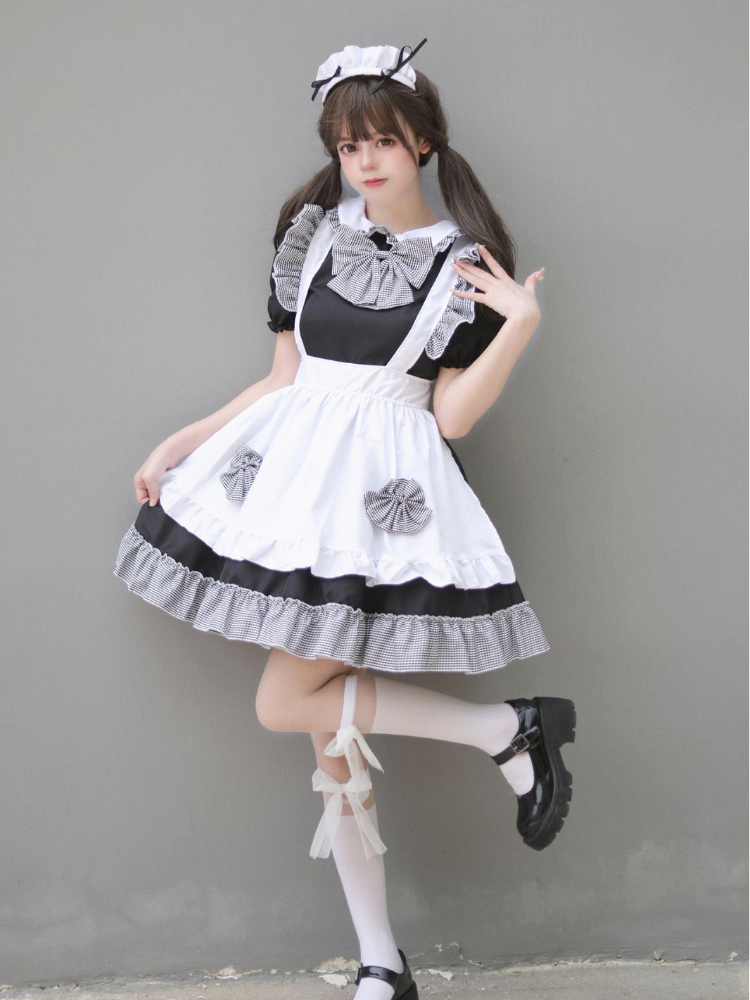 LISANEK Anime Cosplay Maid outfit Sissy Dress Sweet Classic