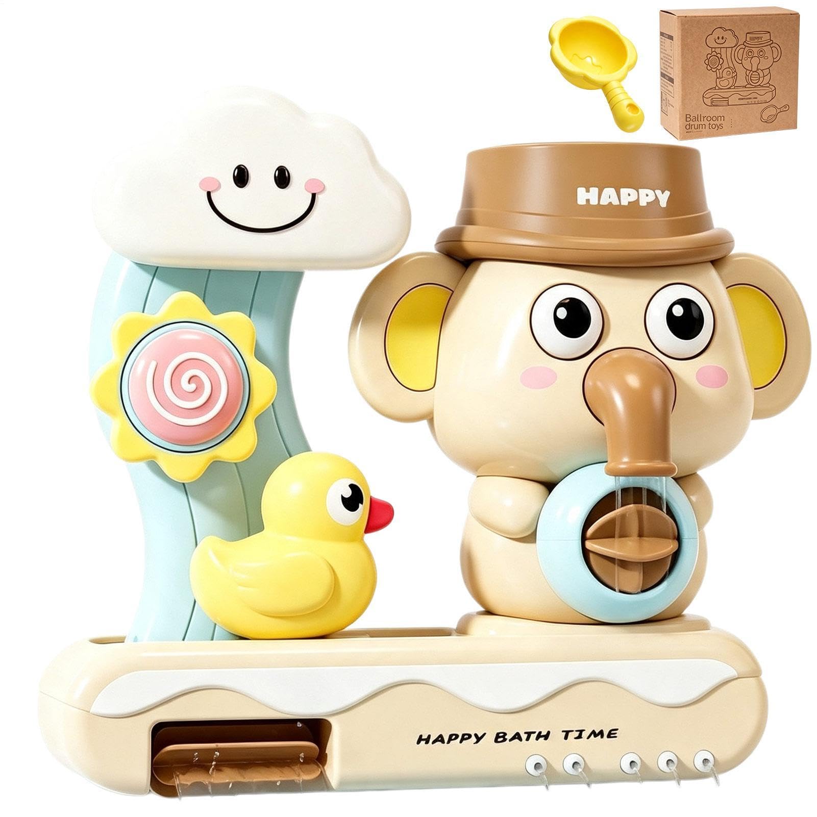 Bath Toy, Elephant Interactive Suction Cup Bathroom Game