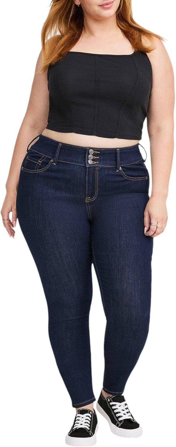 Torrid Women's Plus Size Jeans - Jegging Skinny Super Soft High-Rise Jean
