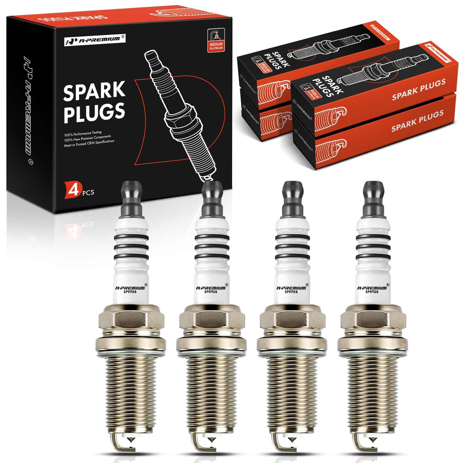 A-Premium APSP209 Double Iridium Spark Plugs