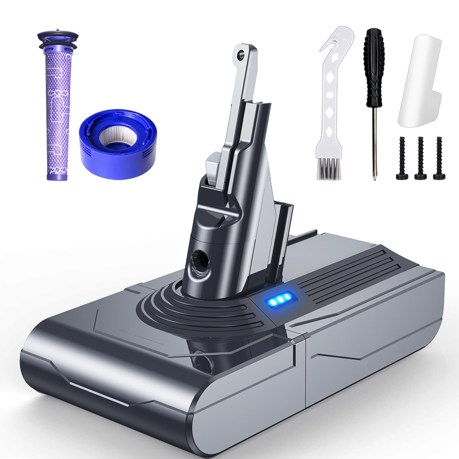 batteria 6000mah per dyson v8 vacuum cleaner