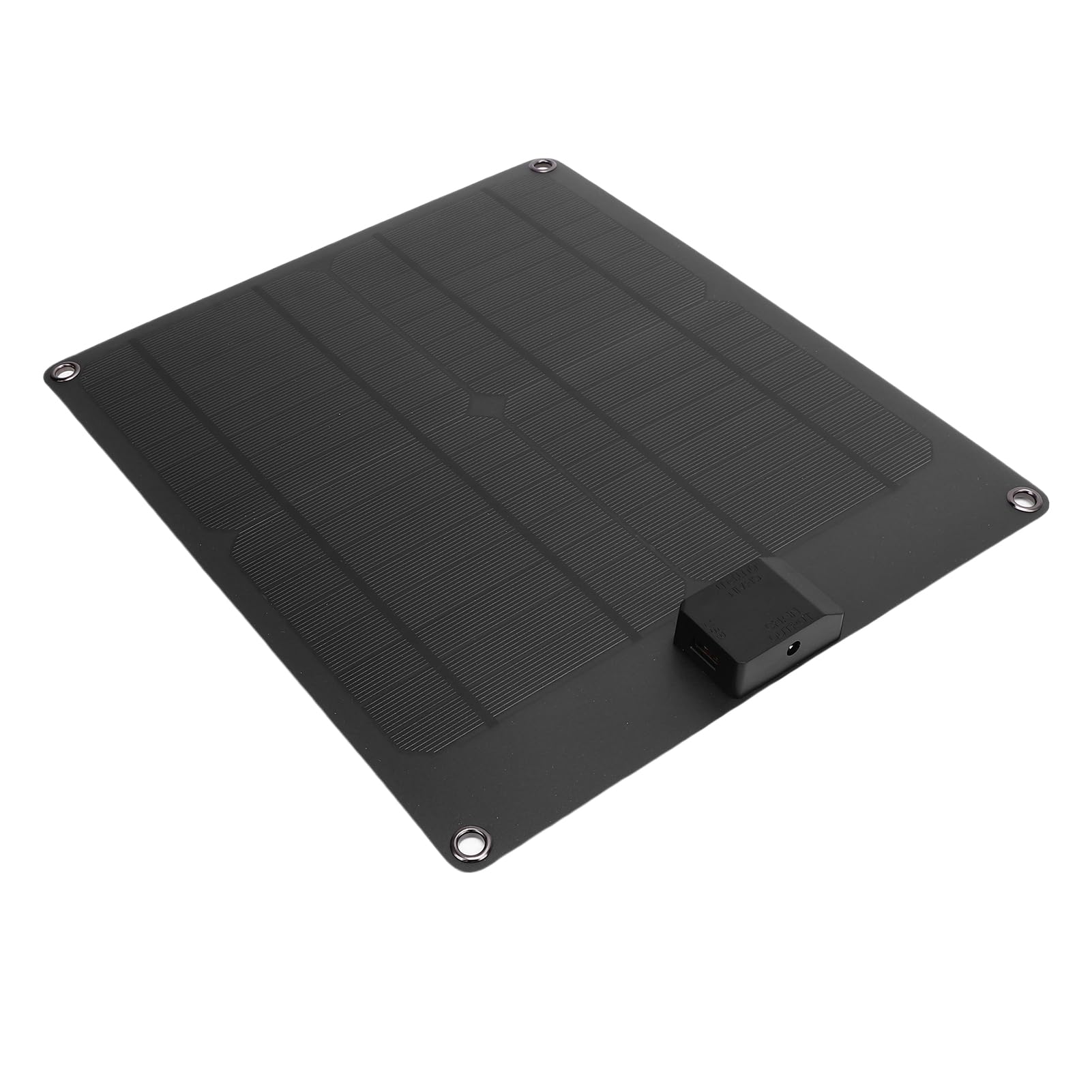 Zunate Pannello di Ricarica Solare Monocristallino da 30 W con Controller Integrato per Batterie da 12 V, Portatile e Impermeabile per Uso Esterno, Compatibile con Vari Dispositivi