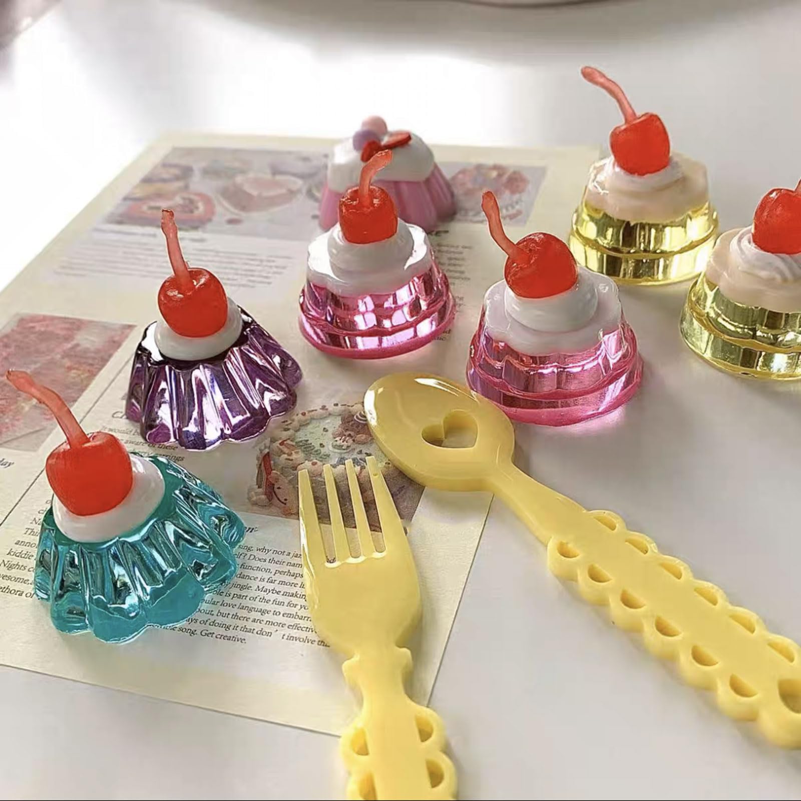 Ornamento Silicone Epoxy Mold Keychain Ciondolo Gioielli Crafting per San Valentino