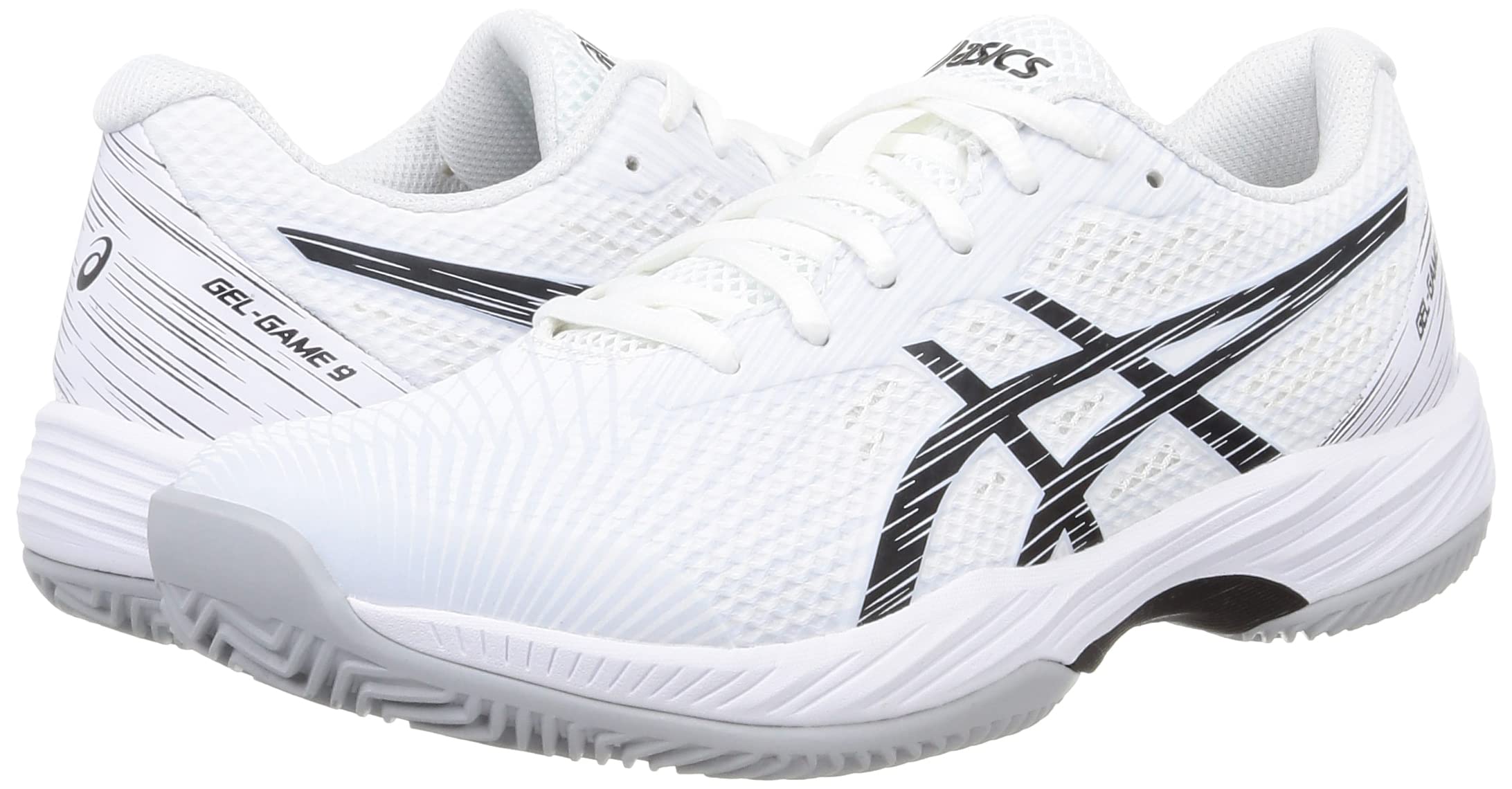 Amazon.com: ASICS Men's Gel-Game 9 Clay/Oc Sneaker, White Black, 6