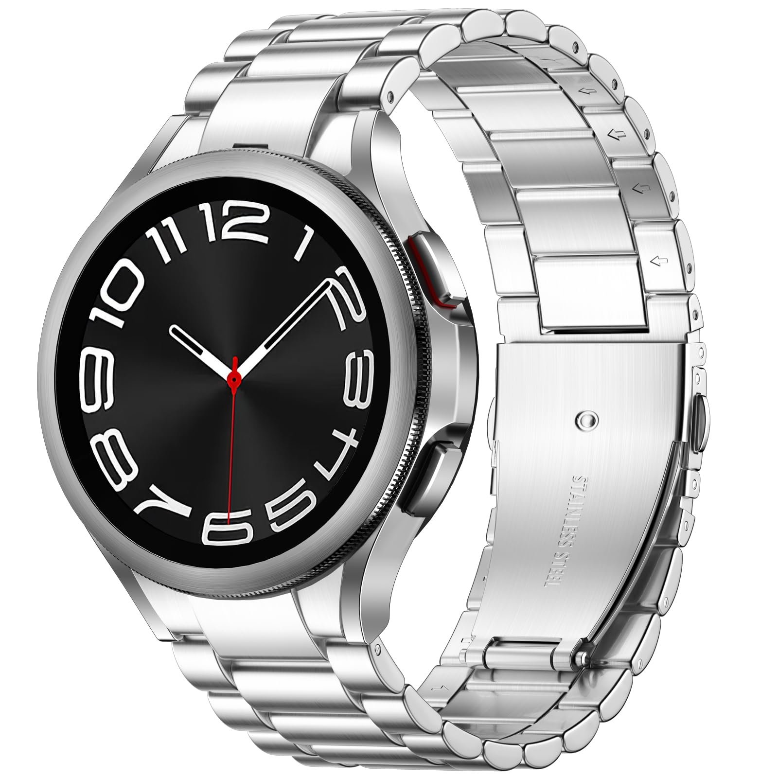 Amazon.com: Wepro Silver Metal Strap for Galaxy Watch 7 Band for