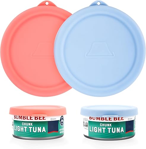 Miniatura 11 de 2 piezas de tapas de lata de silicona de 3 pulgadas/7.5 cm para Chef Boyardee | Van Camp's | Goya | Bush's Best | Farmer's Market, cubierta de lata