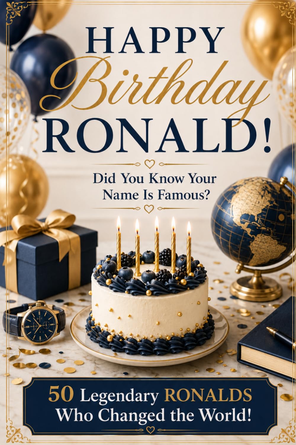 Happy Birthday, RONALD! Did You Know Your Name Is Famous?: 50 Legendary Ronalds Who Changed the World