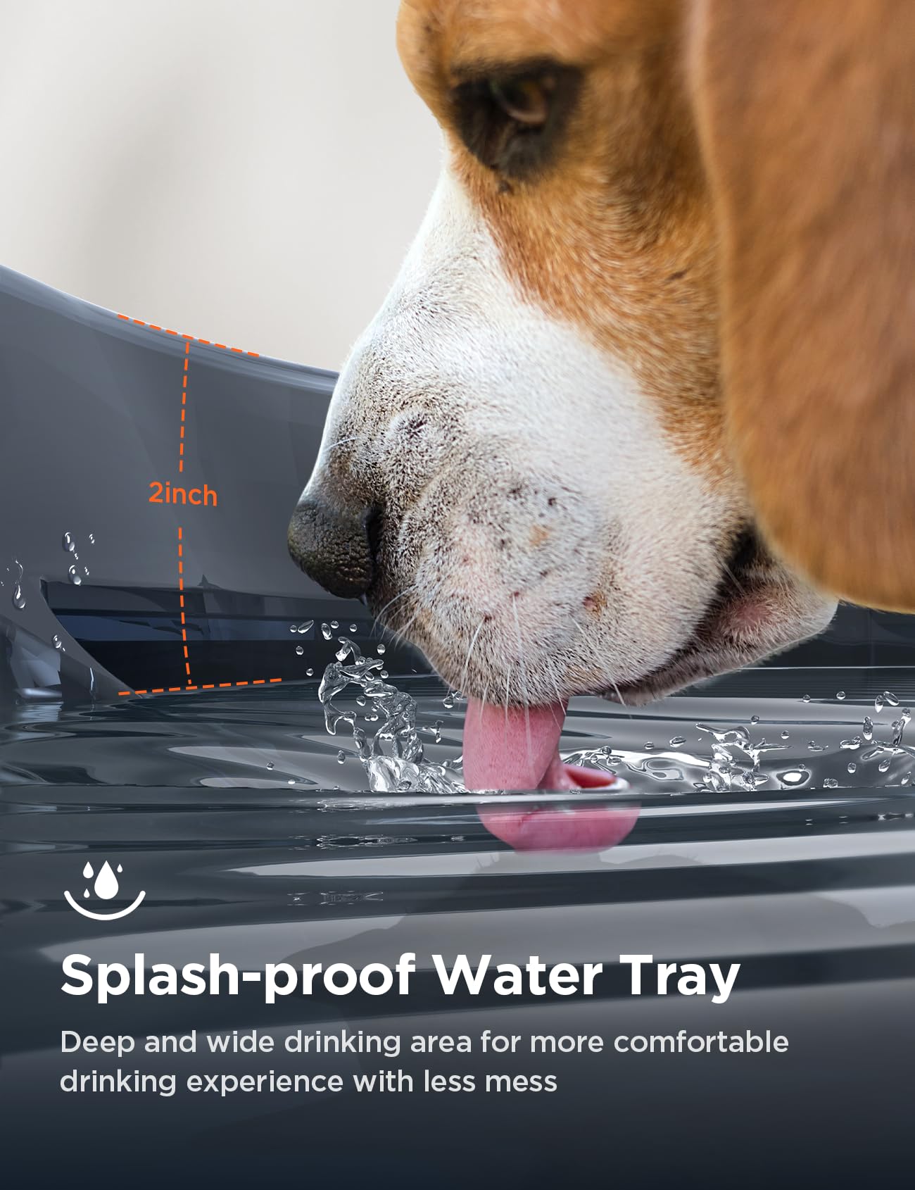 FEELNEEDY Fontanella per Cani e Gatti 7L/1.8Gal/230oz, Fontana d'Acqua Fresca con Serbatoio Visivo Senza BPA Distributore con Sistema di Filtrazione a 3 Strati e Pompa Silenziosa