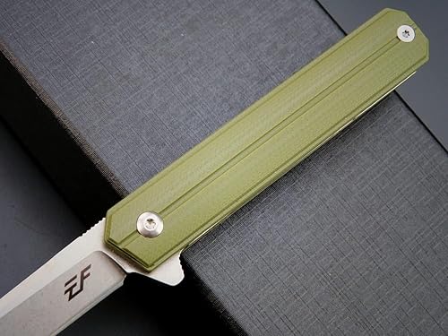 Miniatura 5 de Eafengrow EF64 Cuchillo plegable D2 hoja de acero G10 mango multiherramienta cuchillo de bolsillo para acampar senderismo EDC herramienta