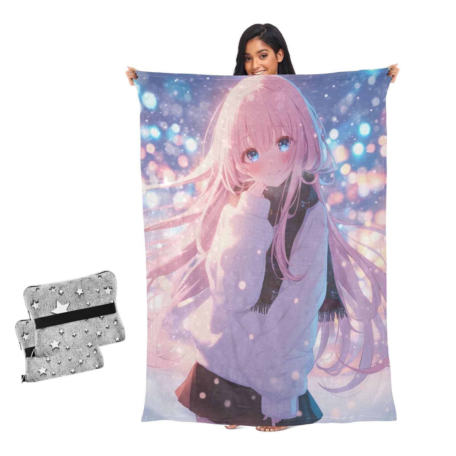 Cadeau pour homme et femme en couverture douce et chaude de lit