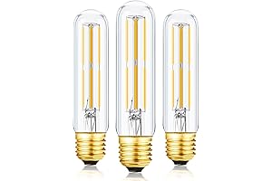 Philips T10 LED Bulb 6W, Dimmable LED Tubular Bulbs 3000K, 4 Pack