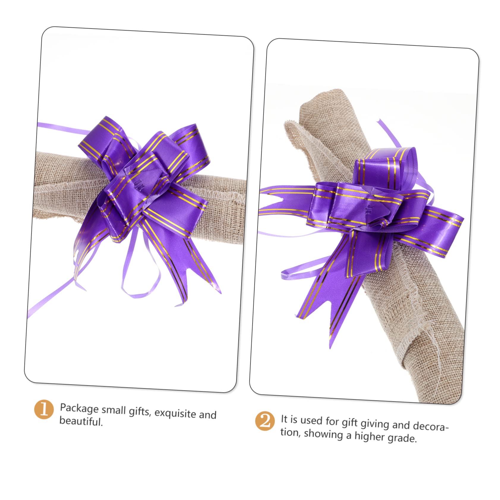 Healvian 30pezzi Bows in Lucida Per Decorazioni Matrimoni Pratici in Colori Per Auto Nuziali Regali e