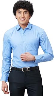 Raymond Men's Pure Cotton Structure Pattern Slim Fit Semi Cutaway Collar Full Sleeve Formal Shirt Price In India