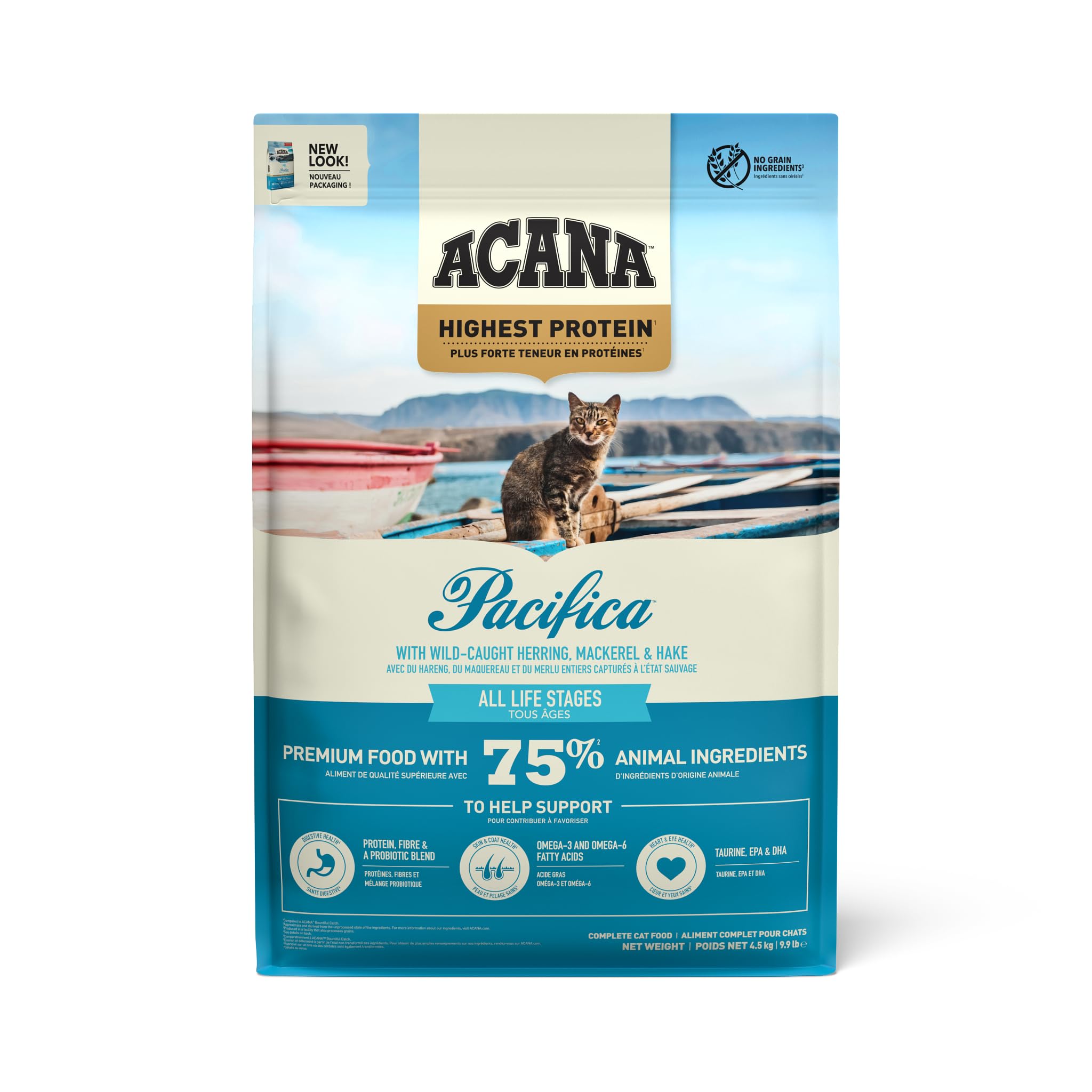 AcanaPacifica Cat - Cat food - 4,5kg - (ACA053e)