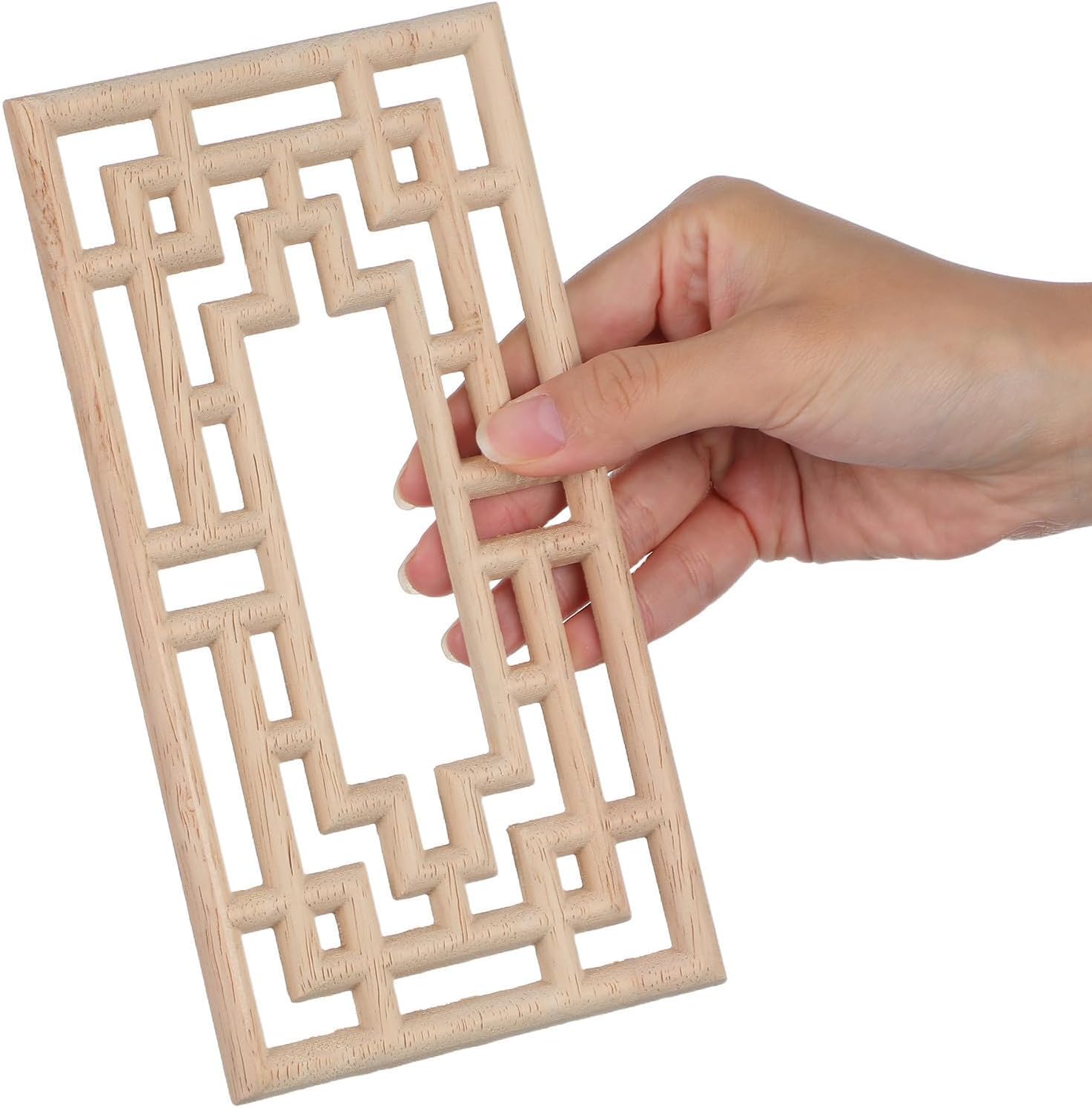 European Style Wood Appliques 3pcs for Wardrobe and Wall Decor